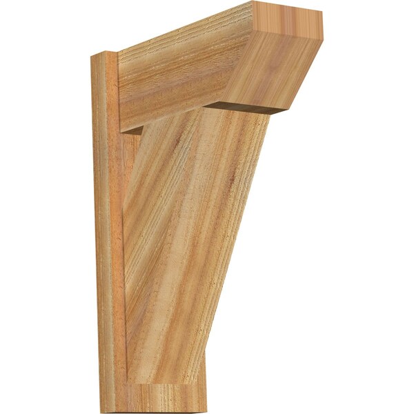 Ekena Millwork Traditional Slat Rough Sawn Outlooker, Western Red Cedar, 8"W x 18"D x 26"H OUT08X18X26TRA06RWR - main